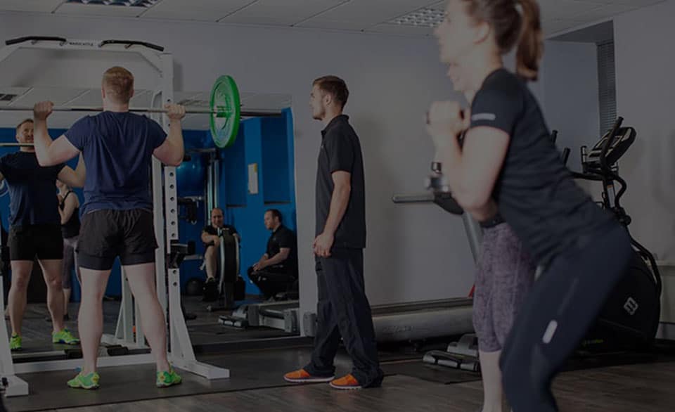 Clients training with personal trainers at The Fit Room in Aberdeen